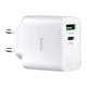 Зарядное устройство Hoco C113A PD65W Quick Charge 2.0 3.0 USB Type-A Type-C белое - изображение 1