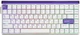 Магнітна ігрова клавіатур AULA HERO 84 HE White-purple Кастомний lightbox, RGB Підсвічування, Rapid Hall Effect, 8000Hz., Switch 0.01mm. ENG + UA - изображение 2