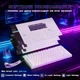 Ігрова Клавіатура ATTACK SHARK R85 HE White contour Магнітні світчі. Дротова, Кастомний lightbox, 8000Hz/s. RGB Підсвічування, Switch 0.005mm. Rapid Trigger - изображение 8