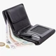 Мужское кожаное портмоне Visconti TSC44 Lucca Black — Натуральная кожа, RFID-защита, 3 окошка для ID документов, Вертикальное, Размер 12 х 9,5 х 2 см, Черное (Великобритания) - изображение 5