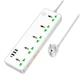Сетевой фильтр Hoco AC13A 5-розеток с USB и защитой от перегрузок 1,5 м черный - изображение 3