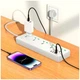 Сетевой фильтр Hoco AC13A 5-розеток с USB и защитой от перегрузок 1,5 м черный - изображение 4