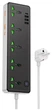Сетевой фильтр Hoco AC13A 5-розеток с USB и защитой от перегрузок 1,5 м черный - изображение 9