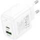 Заряджання Hoco CS55A PD30W QC3.0 USB Type-A Type-C біла протиударна для всіх пристроїв - зображення 10