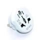 Перехідник EU Plug Adapter білий з підтримкою UK EU AU US 6A 16A - зображення 4