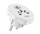 Перехідник EU Plug Adapter білий з підтримкою UK EU AU US 6A 16A - зображення 7