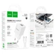 Заряджання Hoco C147A PD20W QC3.0 Type-C на Type-C біла - зображення 2