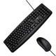 Клавіатура та миша Zerodate LD802 Black протиударна для ПК - зображення 1