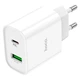 Зарядний пристрій Hoco C80A PD20W QC3.0 2 порти USB Type-A Type-C біле - зображення 7