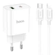 Зарядний пристрій Hoco C80A PD20W QC3.0 2 порти USB Type-A Type-C біле - зображення 9