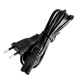 Кабель живлення C7 2pin 1.5м Чорний для радіо CEE 7/16 IEC C7 - зображення 1