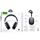 Навушники Bluetooth Hoco W65 Black з підтримкою картки пам'яті та Bluetooth 5.4 - зображення 2