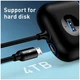 USB-хаб Baseus USB 3.0 4 порти чорний - зображення 8