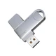 Флеш-накопитель XO DK02 USB 3.0 32GB серебристый вращающийся противоударный - изображение 2