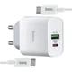 Зарядное устройство Hoco C80A PD20W QC3.0 Type-C белое противоударное для смартфонов - изображение 1