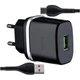 Зарядний пристрій Hoco C12Q Quick Charge 3.0 Type-C чорний - зображення 1