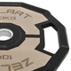 Млинці диски гумові 2 Handle металева втулка внутрішній ø51мм Zelart TA-4792-10 10кг - зображення 3