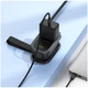 Сетевой фильтр Hoco NS7 Sharp USB порты защита от перегрузок для настольного использования черный 1.1 м - изображение 7