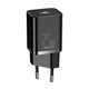 Зарядний пристрій Baseus Super Si Quick Charger 25W USB Type-C чорний - зображення 1