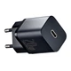 Зарядний пристрій Baseus Super Si Quick Charger 20W USB Type-C Quick Charge 3.0 Чорний - зображення 1