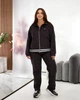 Жіночий прогулянковий костюм із замши (кофта + брюки) Uaclothes 50-52 Графітовий (like35382-158031358) - зображення 1