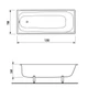 Ванна сталева PRO STEEL 120*70*39 - изображение 3