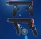 Ігровий контролер XGUN X1 пістолет для PS4 PS5 Switch Android iOS з лазерним прицілом вібрацією та акумулятором Чорний - зображення 5