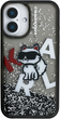 Панель Karl Lagerfeld Liquid Glitter Choupette Logo для iPhone 16 Black (3666339464028) - зображення 3