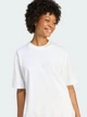 Футболка хлопковая оверсайз длинная женская Adidas Originals Ess Lin Tee Os KD1446 XS White (4068821345850) - изображение 4