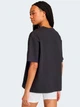 Футболка хлопковая оверсайз длинная женская Adidas Originals Ess Lin Tee Os KD1448 L Black (4068821582156) - изображение 2