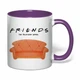 Чашка с печатью "Friends (Друзья)" №2 (цвет фиолетовый) (37156) - изображение 2