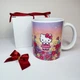 Детская подарочная кружка Hello Kitty с цветами в подарочной коробке - изображение 2