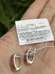 Серьги серебряные с эмалью Вышиванка красные А046ск - изображение 2