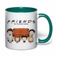 Чашка з друком "Friends (Друзі)" №5 (колір темно-зелений) (37284) - зображення 2