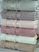 Набор махровых полотенец Cestepe MicroCotton Premium Orkide 50х90 см лицевые 6 шт. - изображение 3