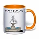 Чашка з друком "Friends (Друзі)" №3 (колір помаранчевий) (37190) - зображення 2