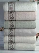 Набор махровых полотенец Cestepe MicroCotton Premium Ronesans 70х140 см банные 6 шт. - изображение 1
