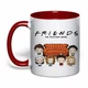 Чашка з друком "Friends (Друзі)" №5 (колір бордовий) (37288) - зображення 1
