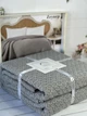В'язаний плед 220 на 240 см Romeo Home сірий 121415 - зображення 5