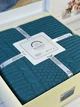 Вязаный плед 220 на 240 см Romeo Home изумрудный - изображение 3