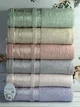 Набор махровых полотенец Cestepe MicroCotton Premium Linens 50х90 см лицевые 6 шт. - изображение 1