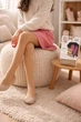 Детские капроновые колготки Day mod однотонные 50 Den р 132-144 см 9-10 лет арт 2112001 Бежевый телесный - изображение 2