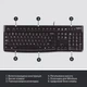 Клавіатура дротова Logitech K120 USB UKR OEM (920-002643) - зображення 6