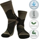 Туристические носки Tribe Trekking Summer Long. 38-40р. Coolmax. Лето. Олива. Треккинговые носки T-KB-0016 - изображение 1