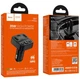 FM-трансмиттер Hoco E87 Delta 35W(1A1C) car BT FM transmitter чорный - изображение 2