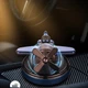 Автомобильный ароматизатор Самолет на солнечной батарее для приборной панели Aroma A15 вращение винта - изображение 5