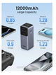 Зовнішній акумулятор Powerbank 12000mAh Ugreen Nexode PB724 Сірий - зображення 2