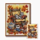 Набор для вышивания по нанесенному на канву рисунку "Cats on a chair". AIDA 16CT, 30*40 см. - изображение 2