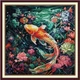 Набор для вышивания по нанесённой на канву схеме "Koi 3".AIDA 14CT printed , 36*36 см - изображение 1