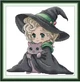 Набір для вишивання за нанесеною на канву схемою The Witch and The Cat. AIDA 14CT printed, 29*29 см - зображення 1